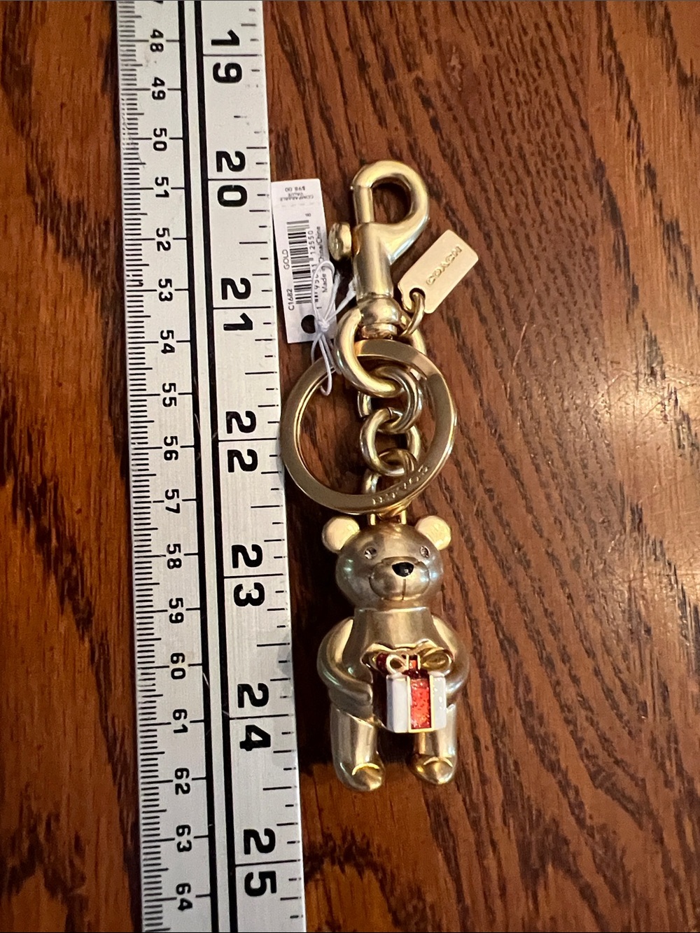 Coach Bear with Gift Keychain NWT - Picture 4 of 5